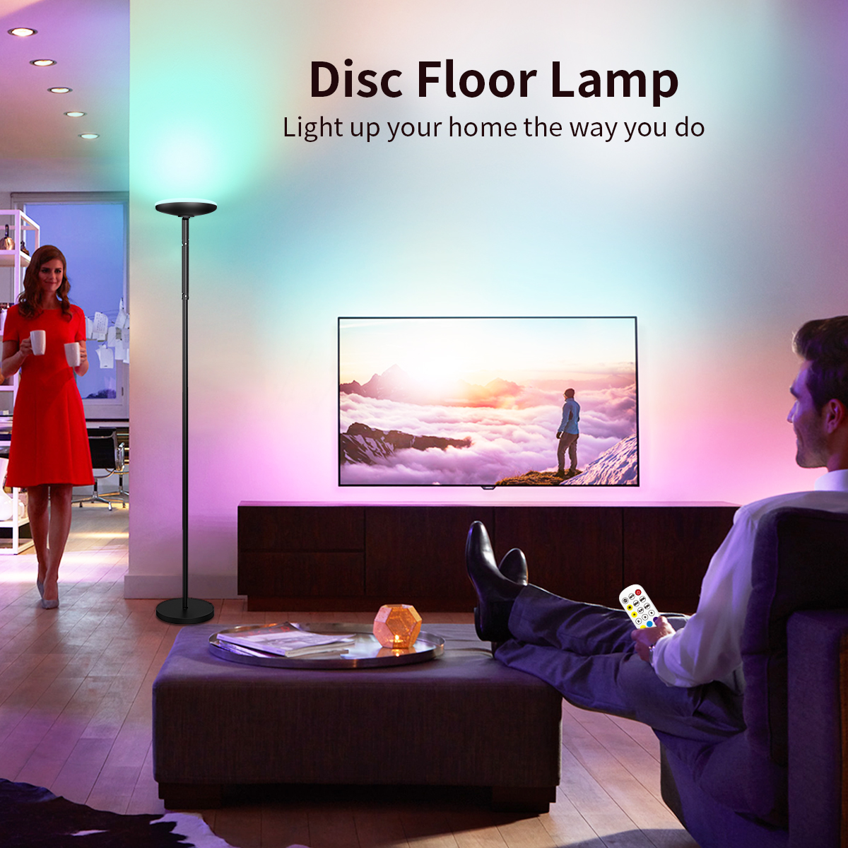 HCP067 圆盘落地灯